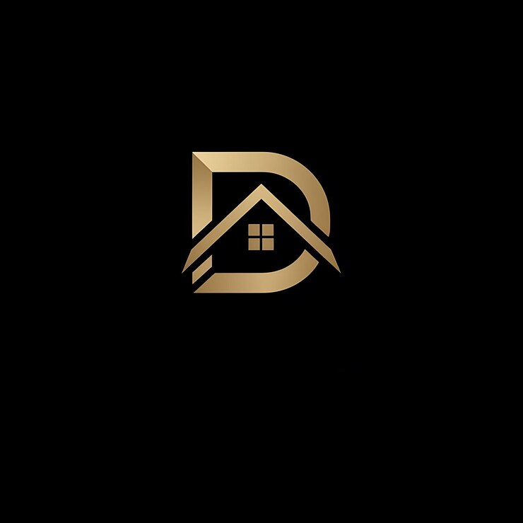 Vector ilustración vectorial del diseño creativo de la letra d del logotipo