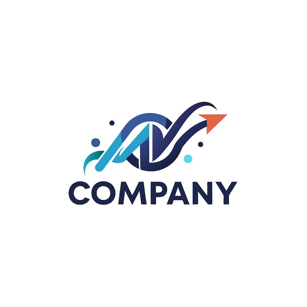 Ilustración vectorial de diseño creativo de logotipo para Tech Startup Company