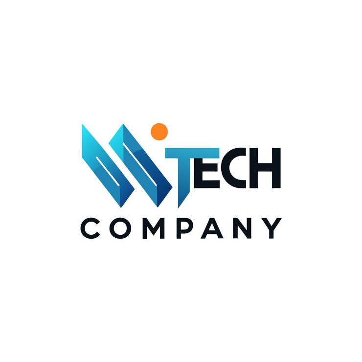 Vector ilustración vectorial de diseño creativo de logotipo para tech startup company