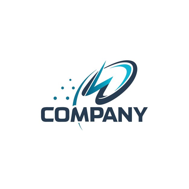 Ilustración vectorial de diseño creativo de logotipo para Tech Startup Company