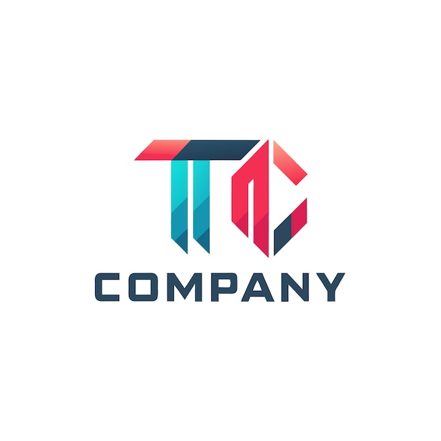 Ilustración vectorial de diseño creativo de logotipo para Tech Startup Company