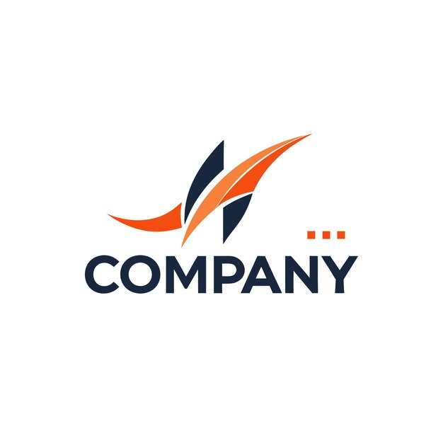 Ilustración vectorial de diseño creativo de logotipo para Tech Startup Company