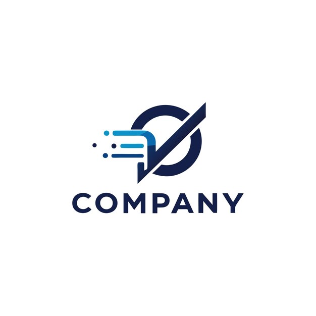 Ilustración vectorial de diseño creativo de logotipo para Tech Startup Company