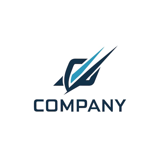 Ilustración vectorial de diseño creativo de logotipo para Tech Startup Company