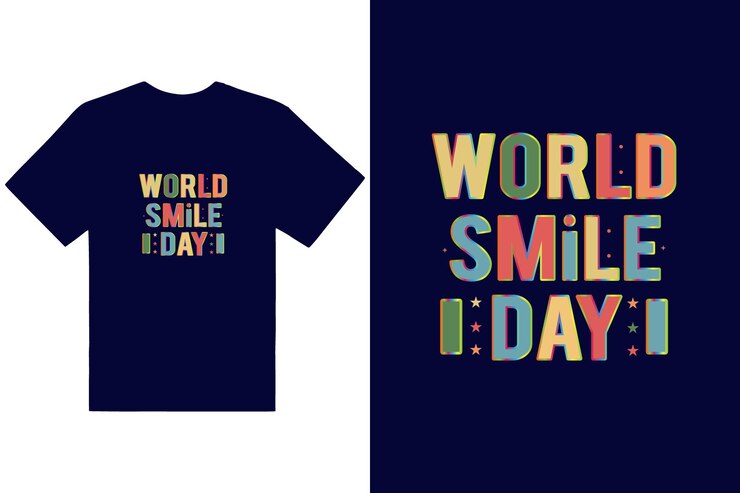 Ilustración vectorial del diseño del día mundial de la sonrisa