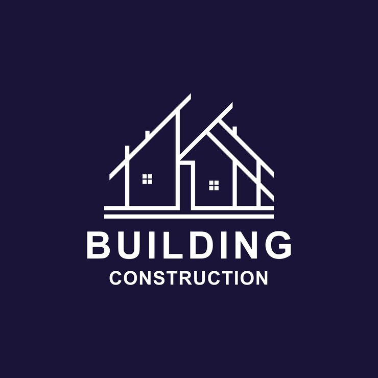 Ilustración vectorial del diseño gráfico del logotipo del edificio
