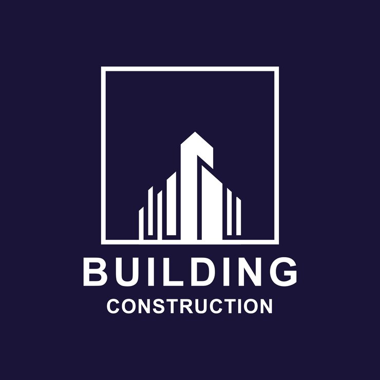 Ilustración vectorial del diseño gráfico del logotipo del edificio
