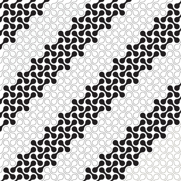 Ilustración vectorial de diseño gráfico de Metaball Fondo de patrón geométrico abstracto