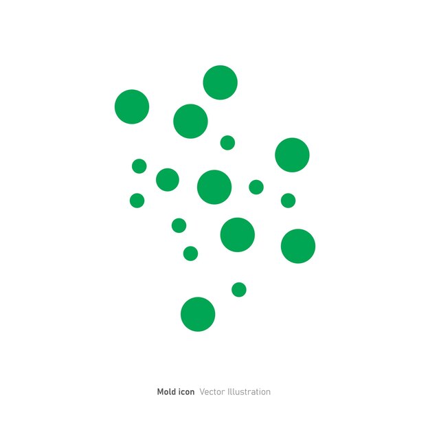 Ilustración vectorial del diseño del icono del molde