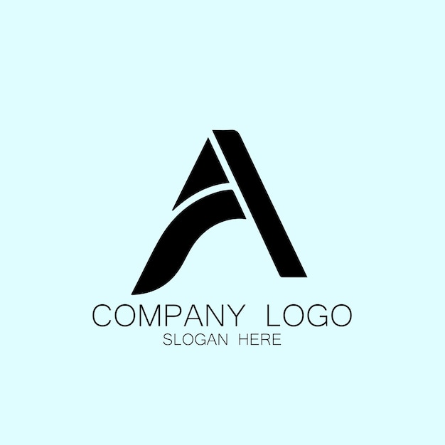 Ilustración vectorial del diseño del logotipo del alfabeto