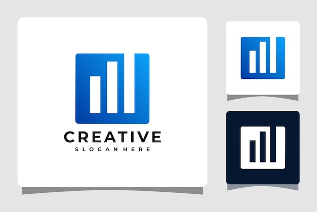 Ilustración vectorial del diseño del logotipo de finanzas empresariales