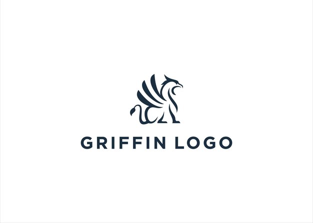 Ilustración vectorial del diseño del logotipo de Griffin
