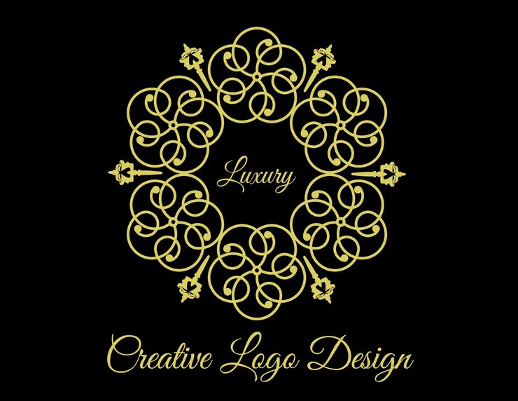 Ilustración vectorial del diseño del logotipo de lujo moderno