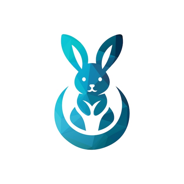 Ilustración vectorial del diseño del logotipo de Rabbit
