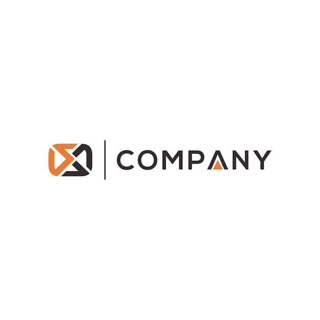 Ilustración vectorial del diseño del logotipo X