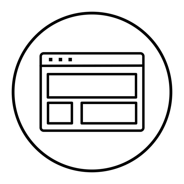 Ilustración vectorial de diseño de maqueta