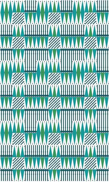 Ilustración vectorial de diseño de motivos de impresión de cera de patrón textil
