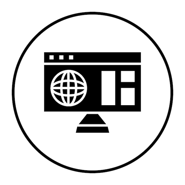 Ilustración vectorial del diseño del sitio web