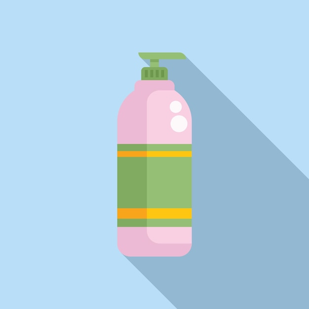 Ilustración vectorial de un dispensador de jabón rosado