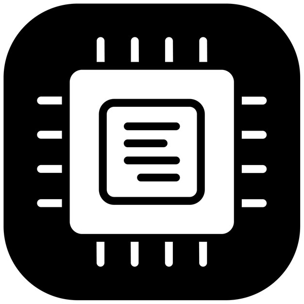 Ilustración vectorial de los dispositivos incrustados