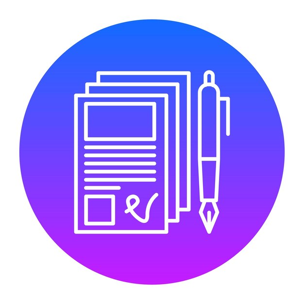 Ilustración vectorial de documentos comerciales