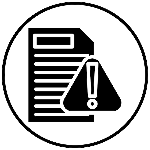 Ilustración vectorial de documentos fraudulentos