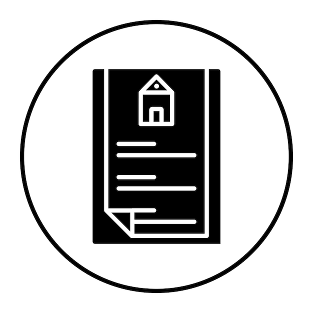 Ilustración vectorial de los documentos de propiedad