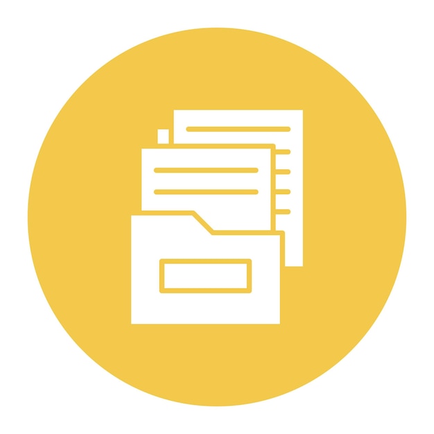 Ilustración vectorial de documentos