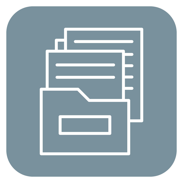 Ilustración vectorial de documentos