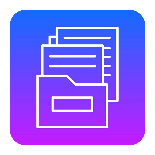 Ilustración vectorial de documentos