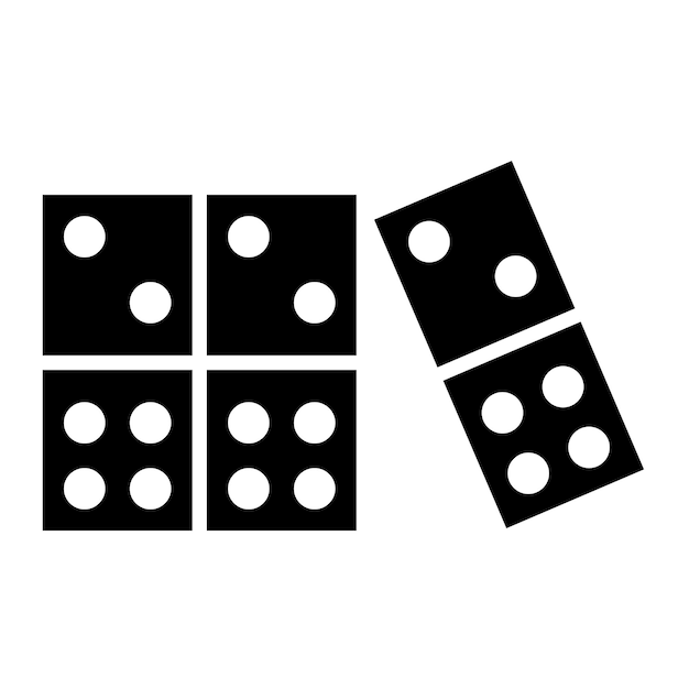 Ilustración vectorial de Domino