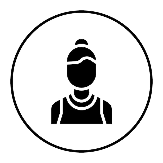Ilustración vectorial de la doncella