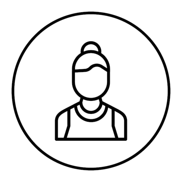 Ilustración vectorial de la doncella
