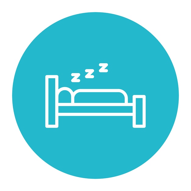 Ilustración vectorial dormida