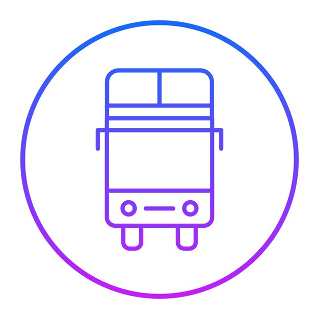 Ilustración vectorial de dos pisos