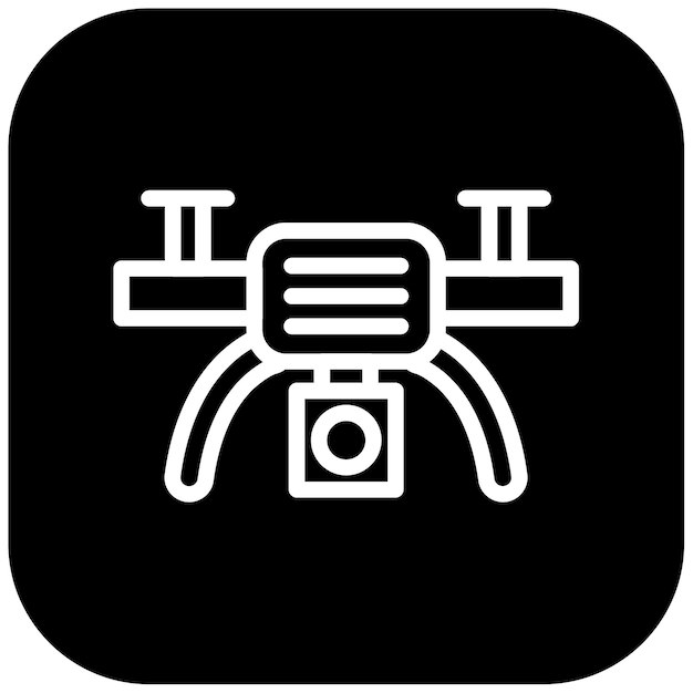 Ilustración vectorial de drones