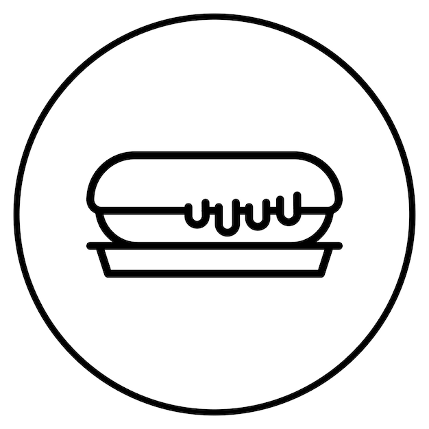 Ilustración vectorial de Eclair