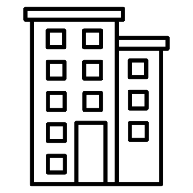 Ilustración vectorial del edificio
