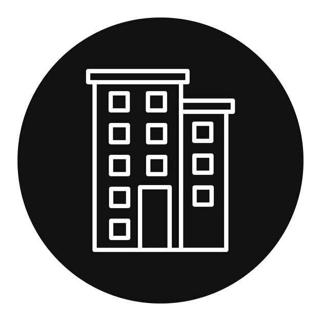 Ilustración vectorial del edificio