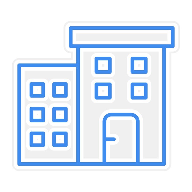 Ilustración vectorial del edificio