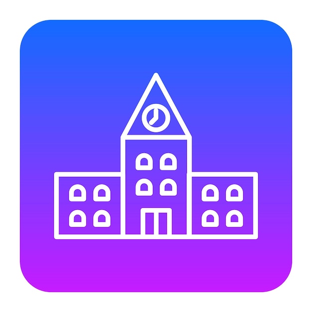 Ilustración vectorial de edificios antiguos