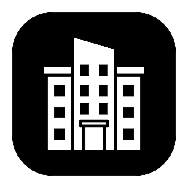 Ilustración vectorial de edificios de oficinas