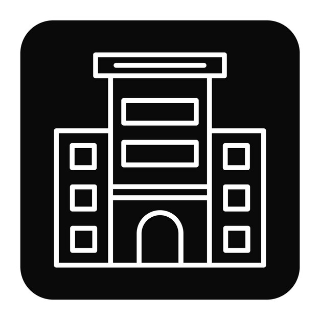 Ilustración vectorial de edificios de oficinas
