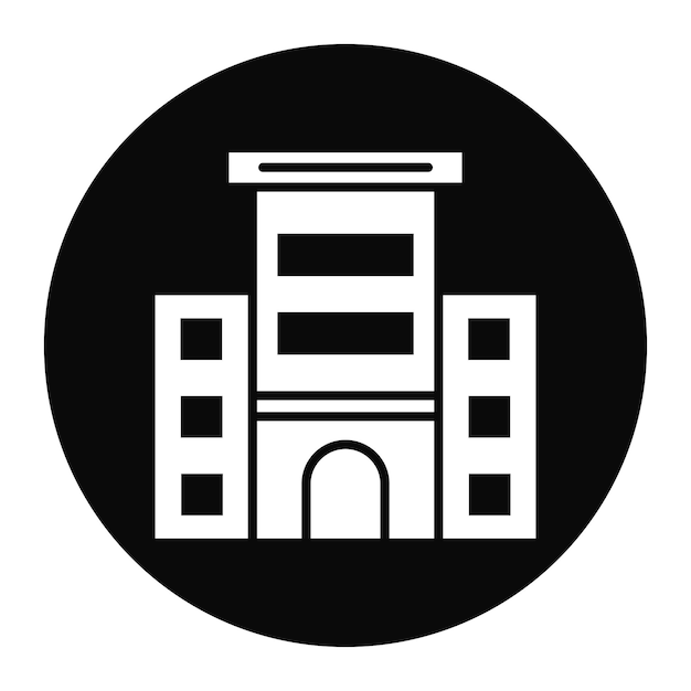 Ilustración vectorial de edificios de oficinas