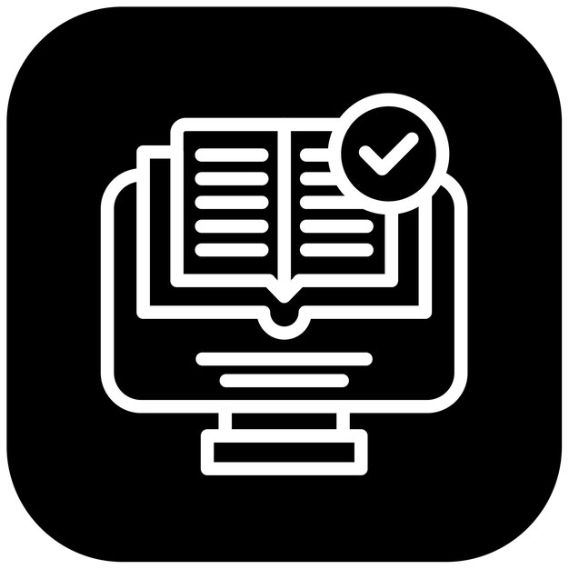 Ilustración vectorial de la educación en línea