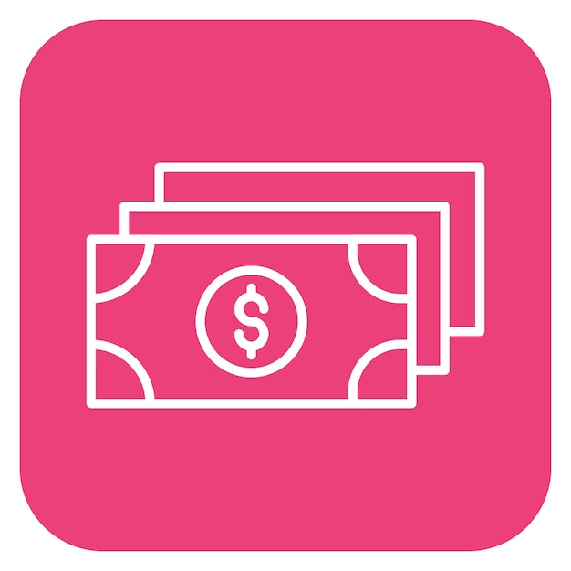 Ilustración vectorial en efectivo