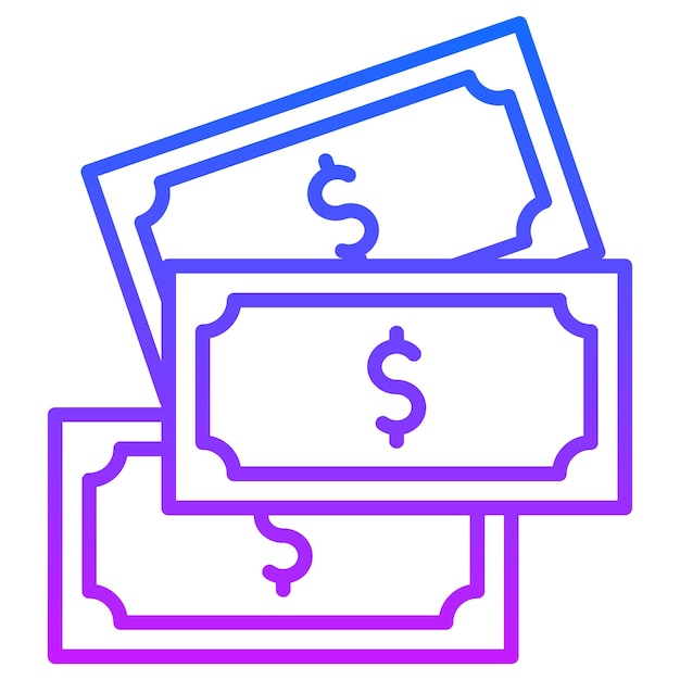 Ilustración vectorial en efectivo