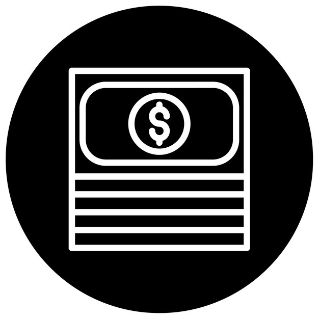 Ilustración vectorial en efectivo