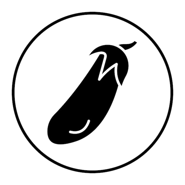 Ilustración vectorial de las egglant