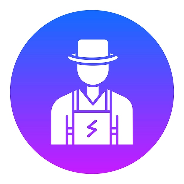 Ilustración vectorial del electricista